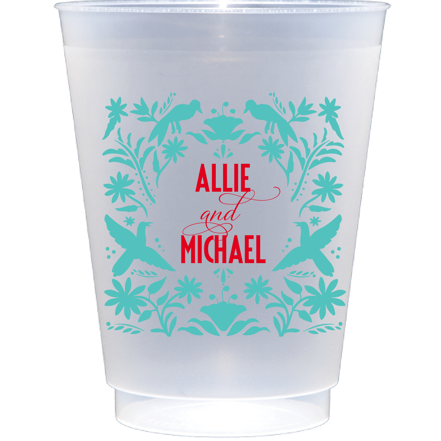 Personalized otomi frame | Frosted Flex Cup