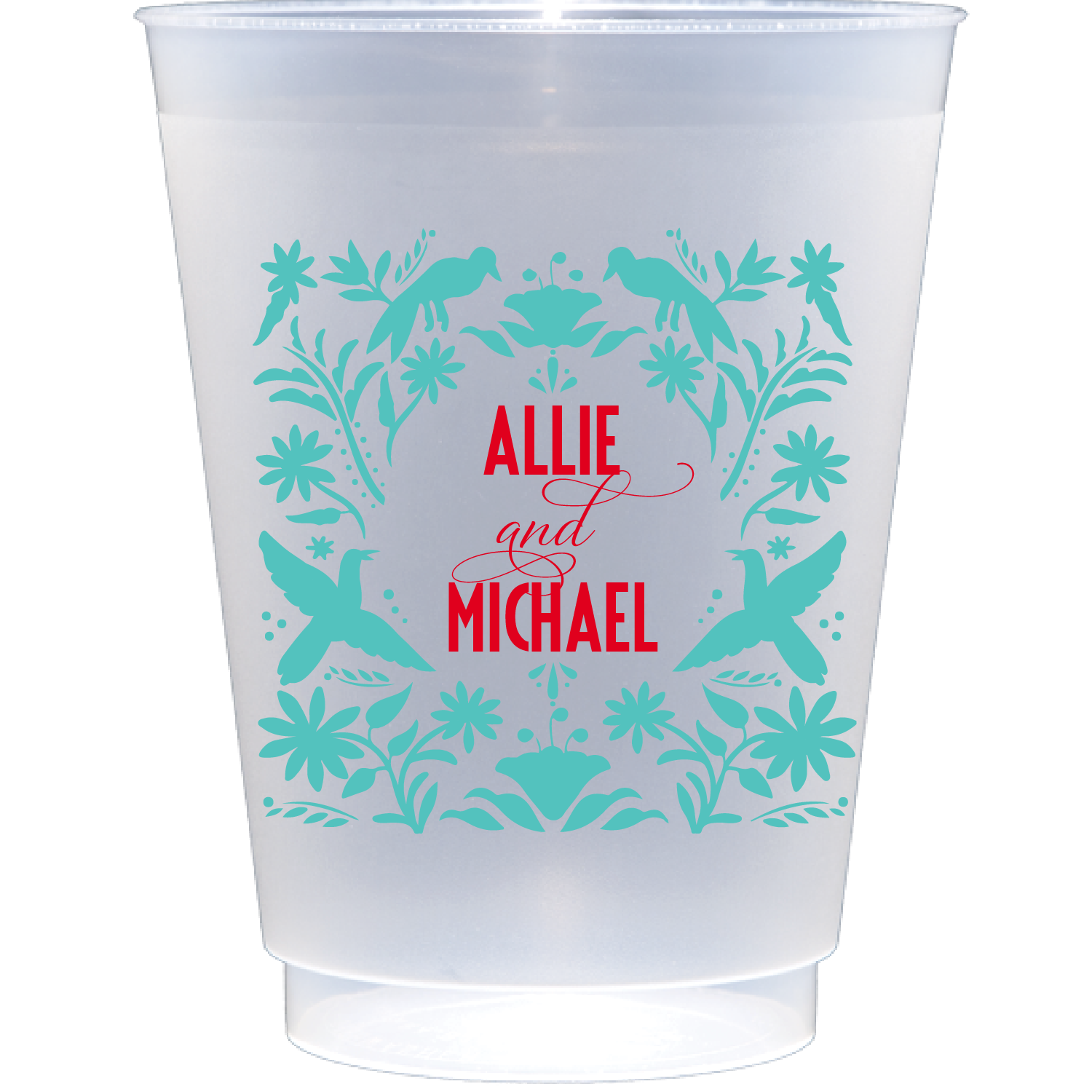 Personalized otomi frame | Frosted Flex Cup