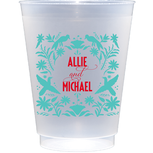 Personalized otomi frame | Frosted Flex Cup