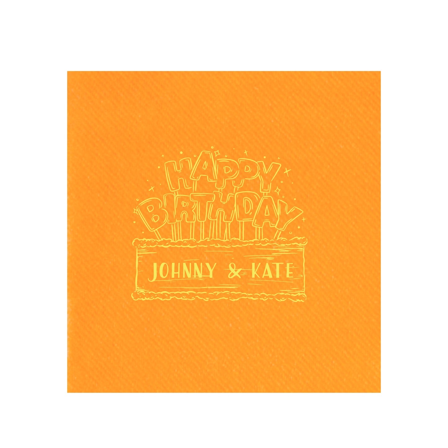 Custom Cocktail Napkin