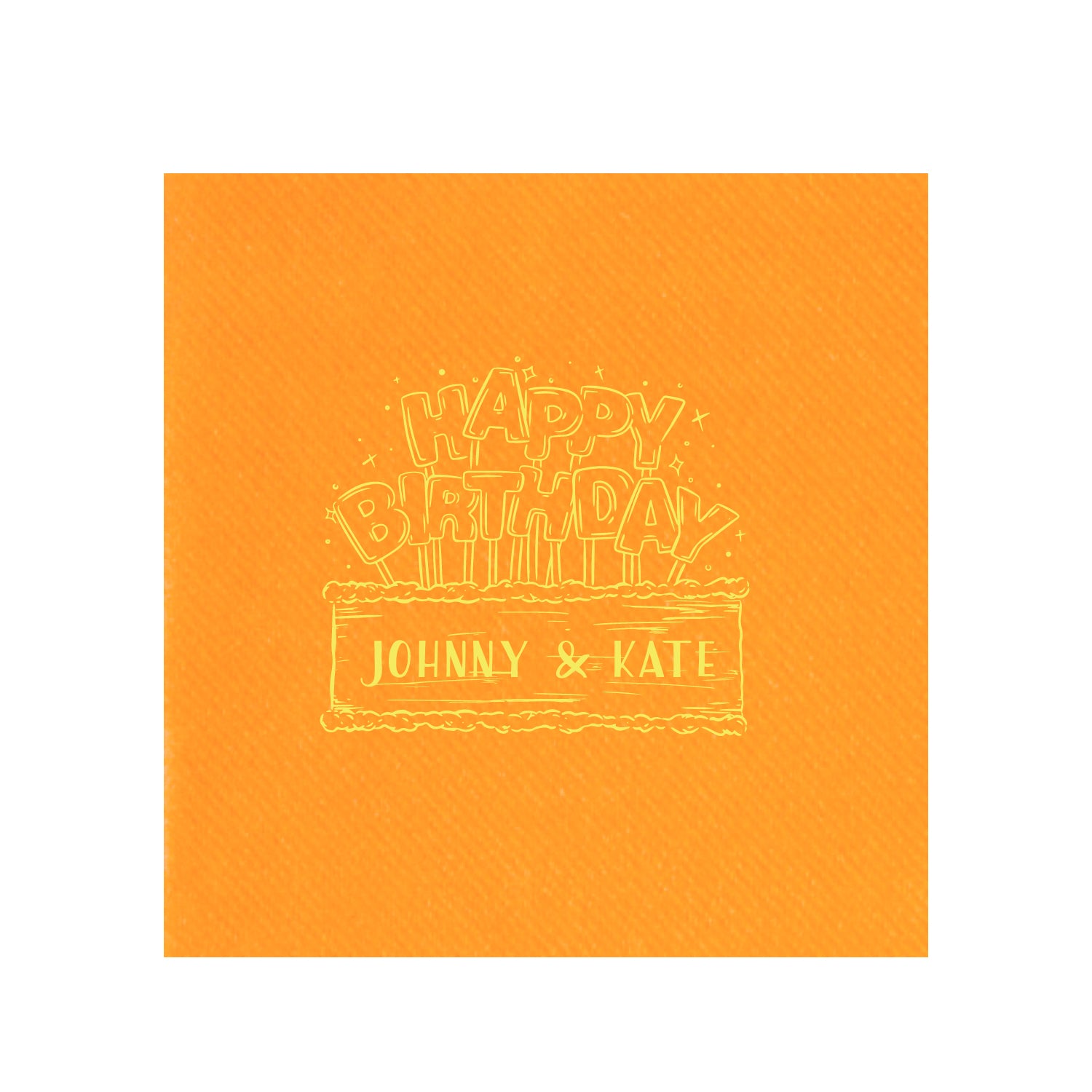 Custom Cocktail Napkin