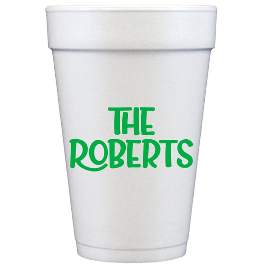 playful | styrofoam cups