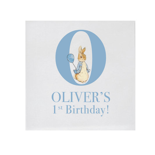 peter rabbit boy | beverage napkins | 3ply or linen | digital