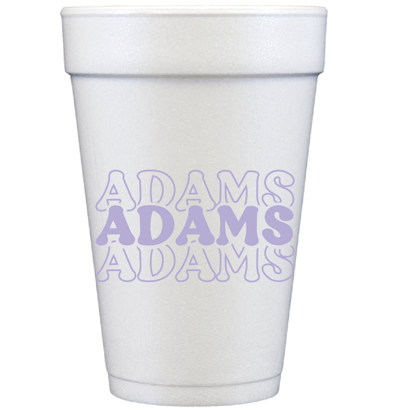 retro stacked | styrofoam cups