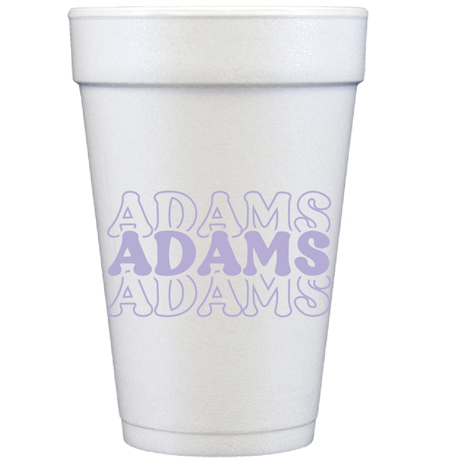 retro stacked | styrofoam cups