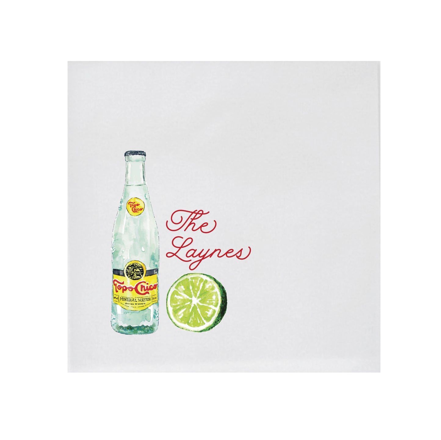 ranch water | beverage napkins | 3ply or linen | digital