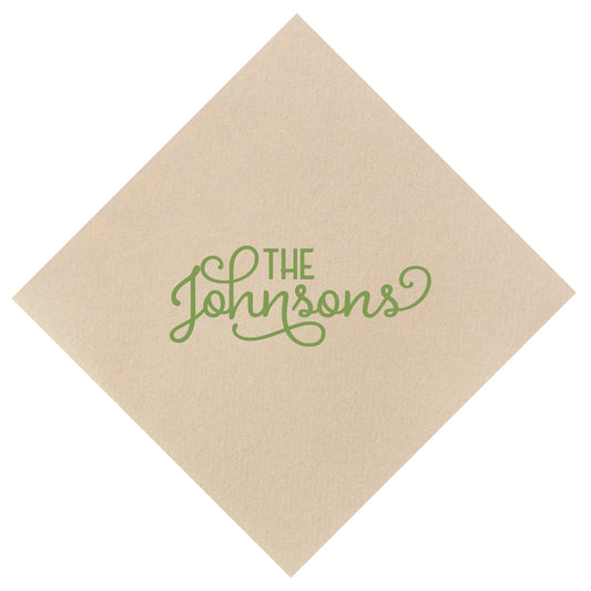 Custom Cocktail Napkin