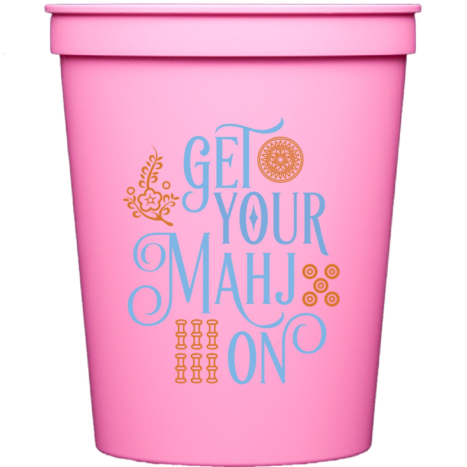 get your mahj on | stadium cups
