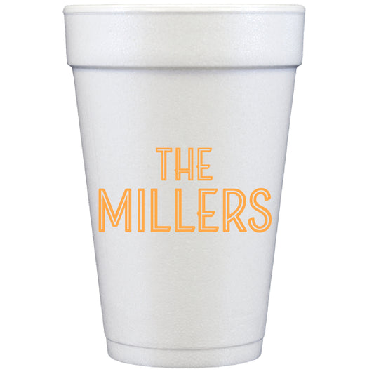 inline name | styrofoam cups