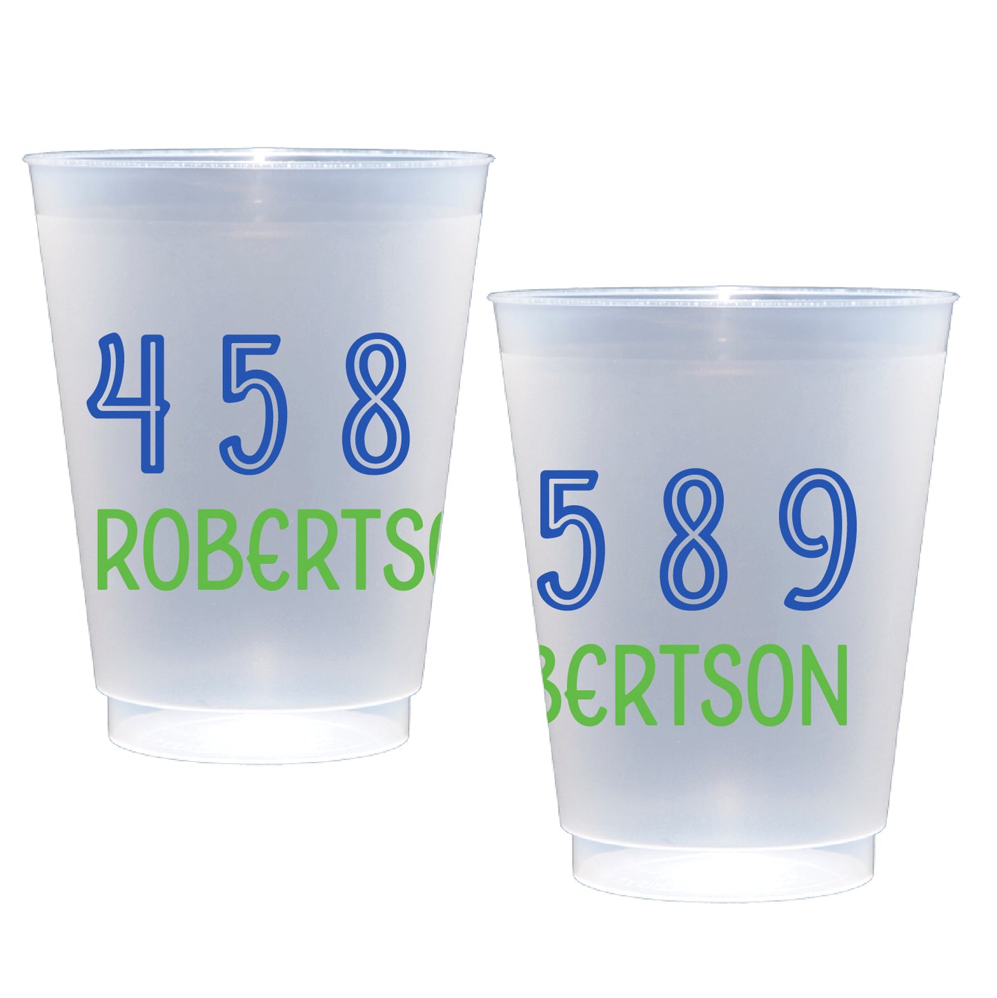 Personalized address | Frosted flex cup