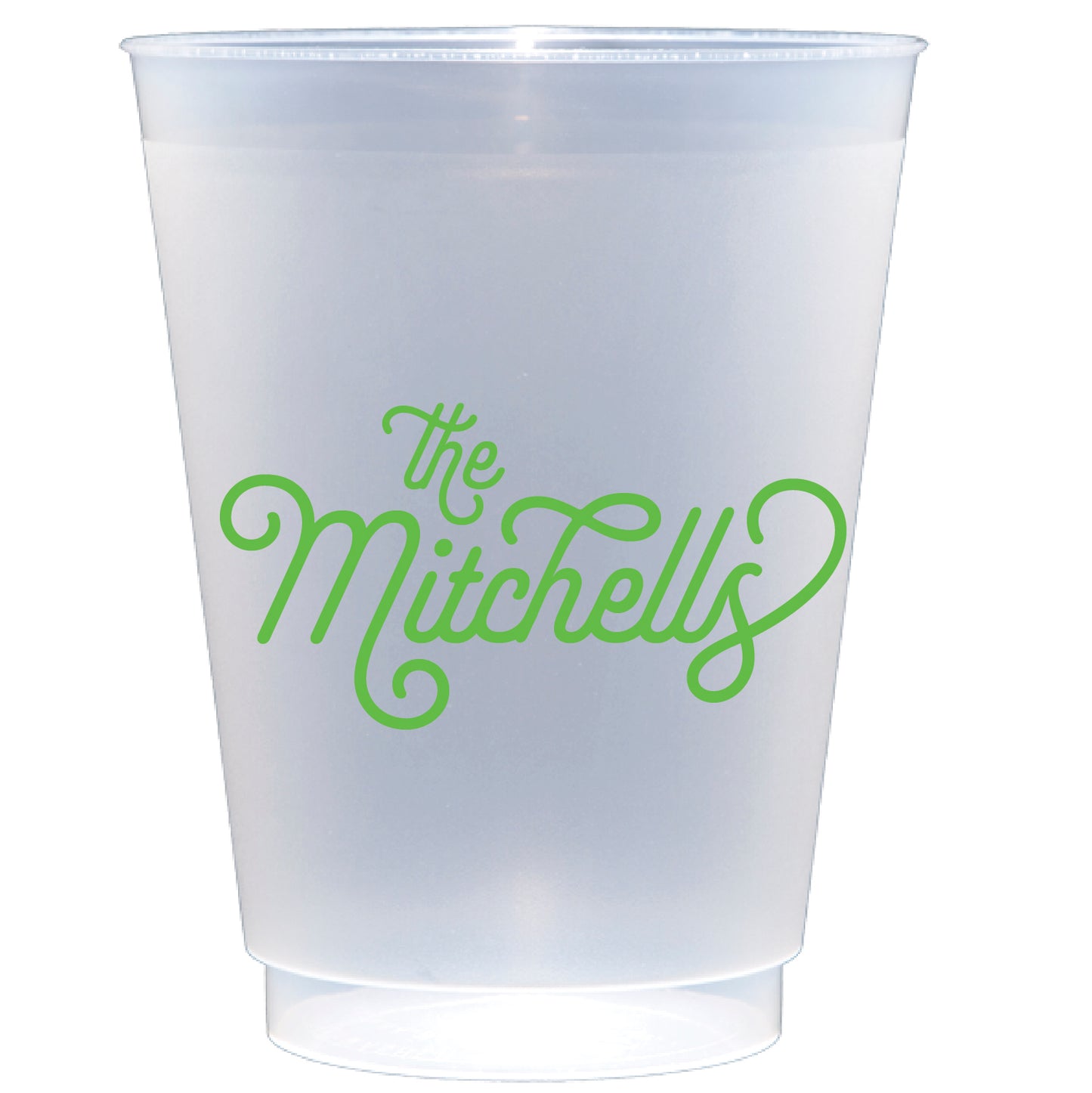 Personalized swirly name | Frosted flex cup