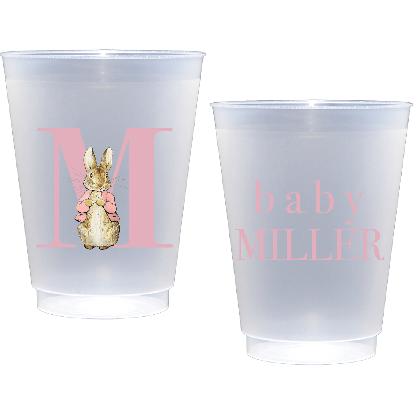 personalized peter rabbit girl | Frosted Flex Cup