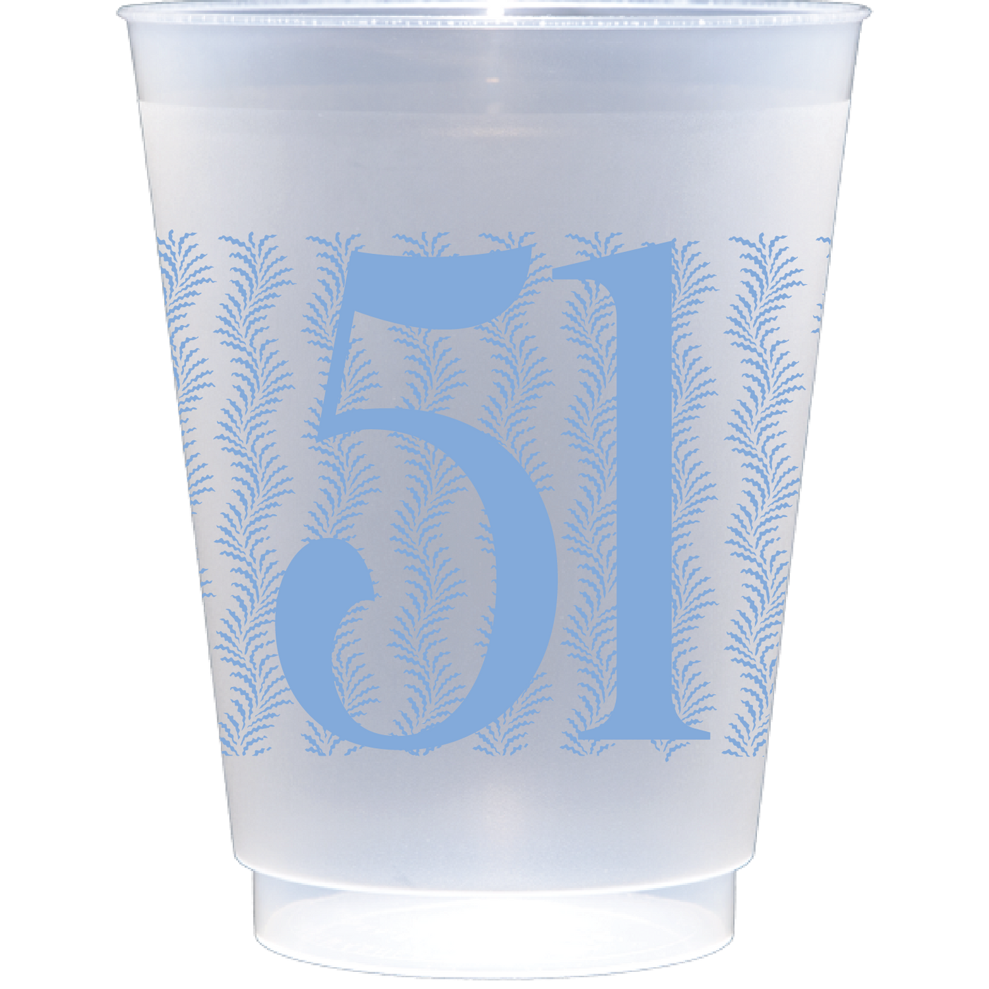 51 with design | Frosted Flex Cup