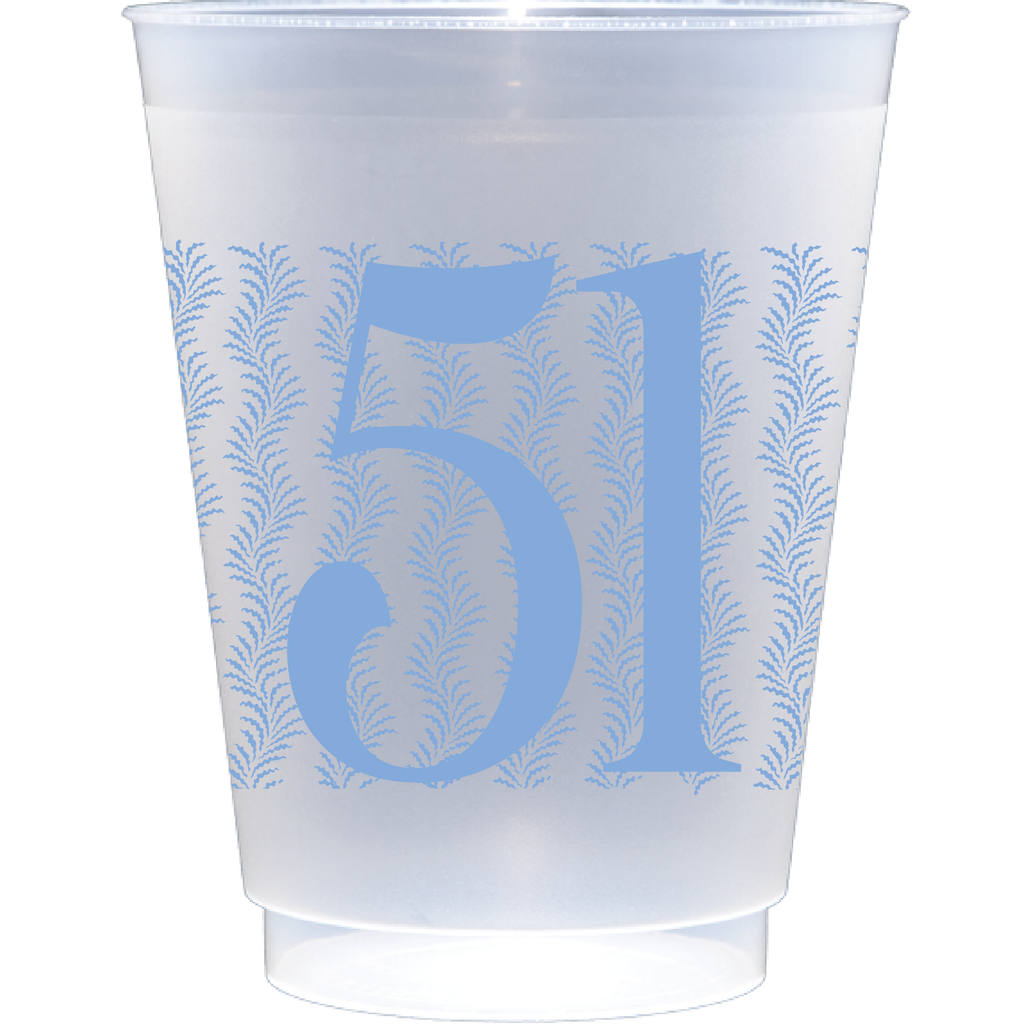 51 with design | Frosted Flex Cup