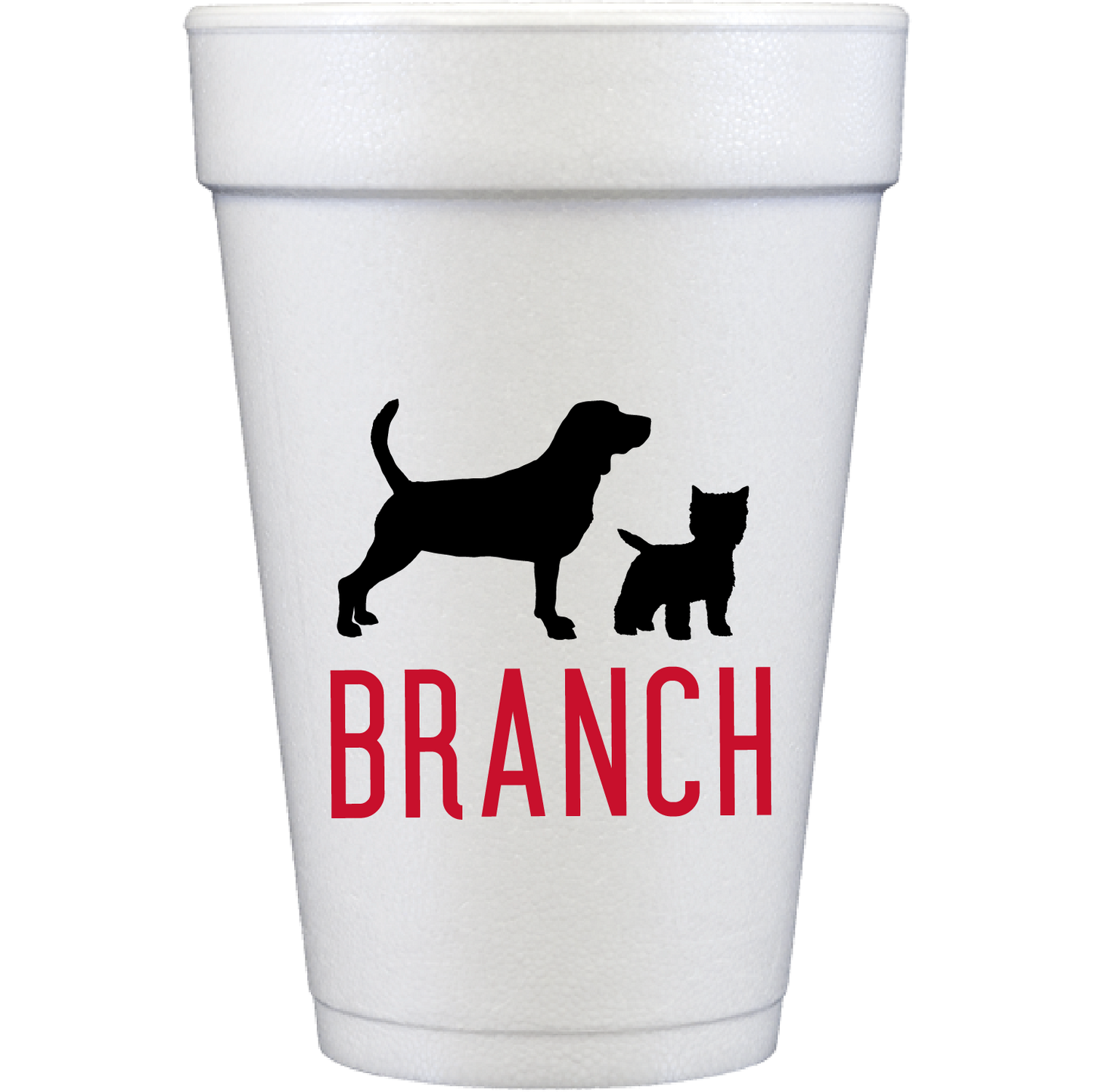 pup | styrofoam cups