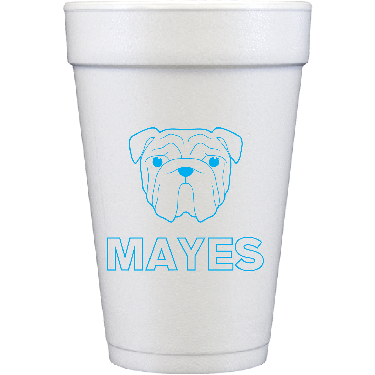 pup sketch | styrofoam cups