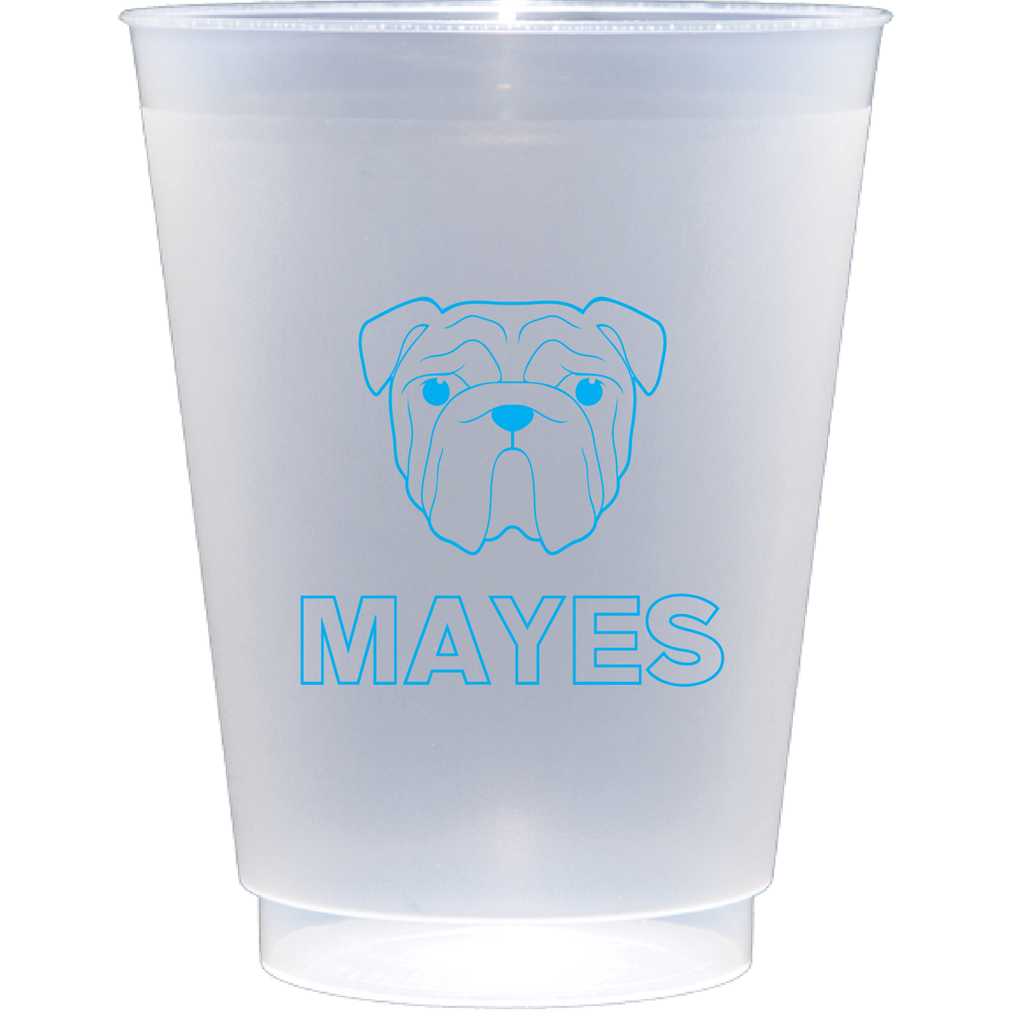 Personalized dog sketch | Frosted Flex Cup