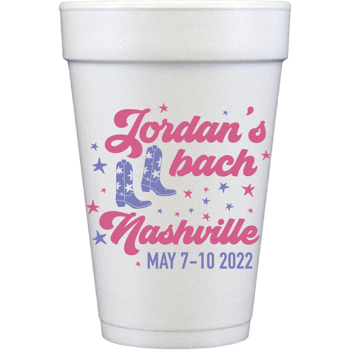 nashville boots | styrofoam cups