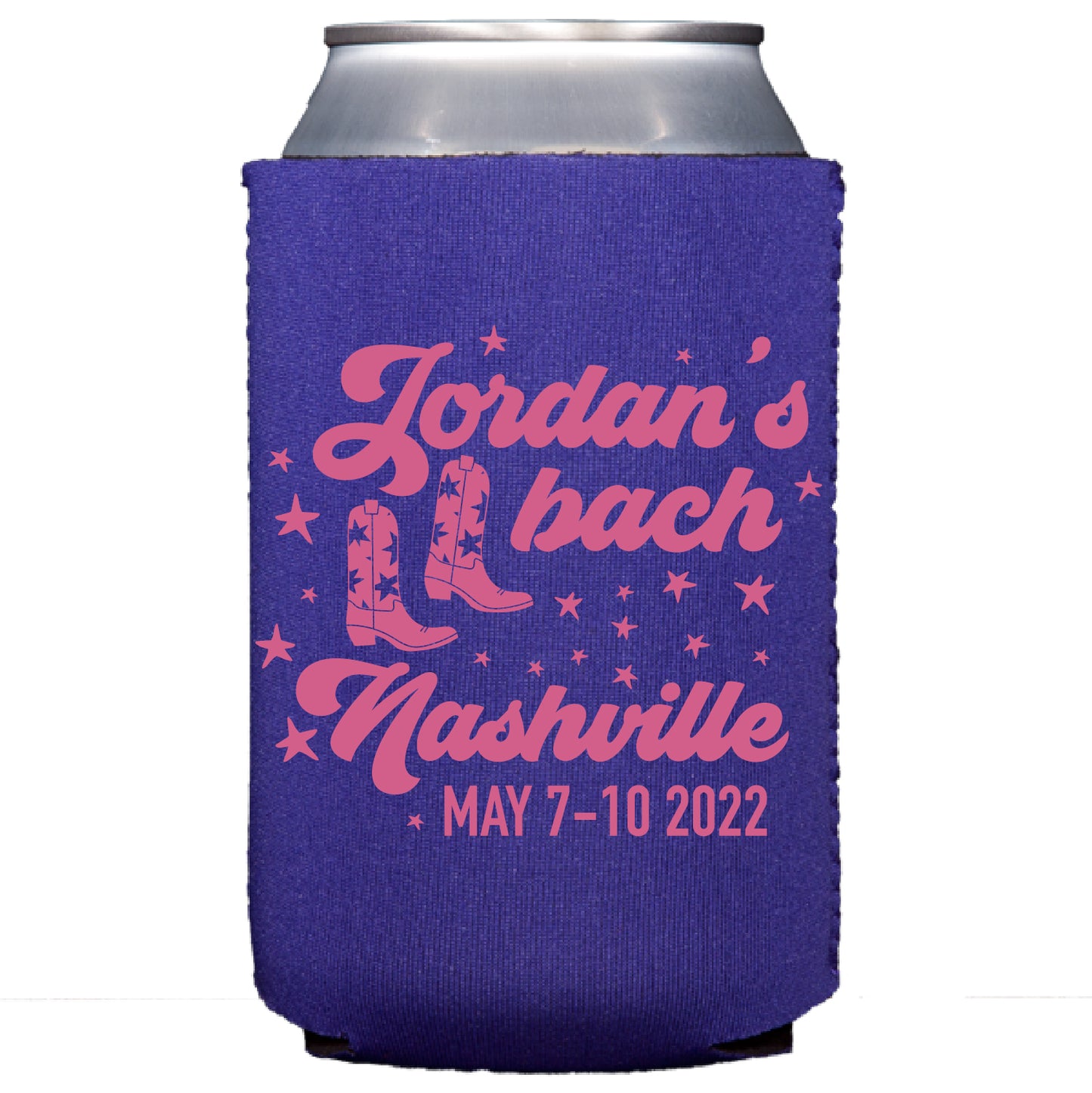 nashville boots | can cooler