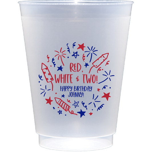 Patriotic birthday | Frosted Flex Cup