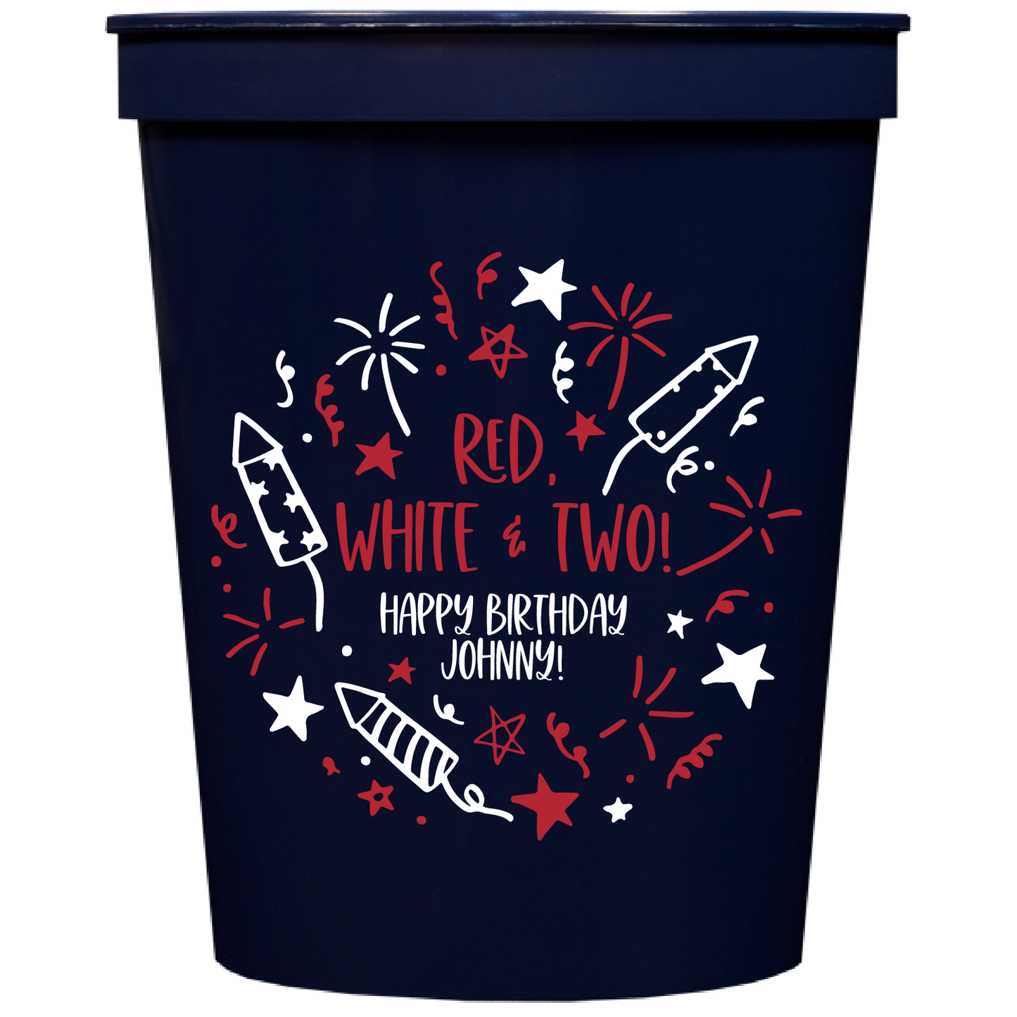 patriotic birthday | stadium cups
