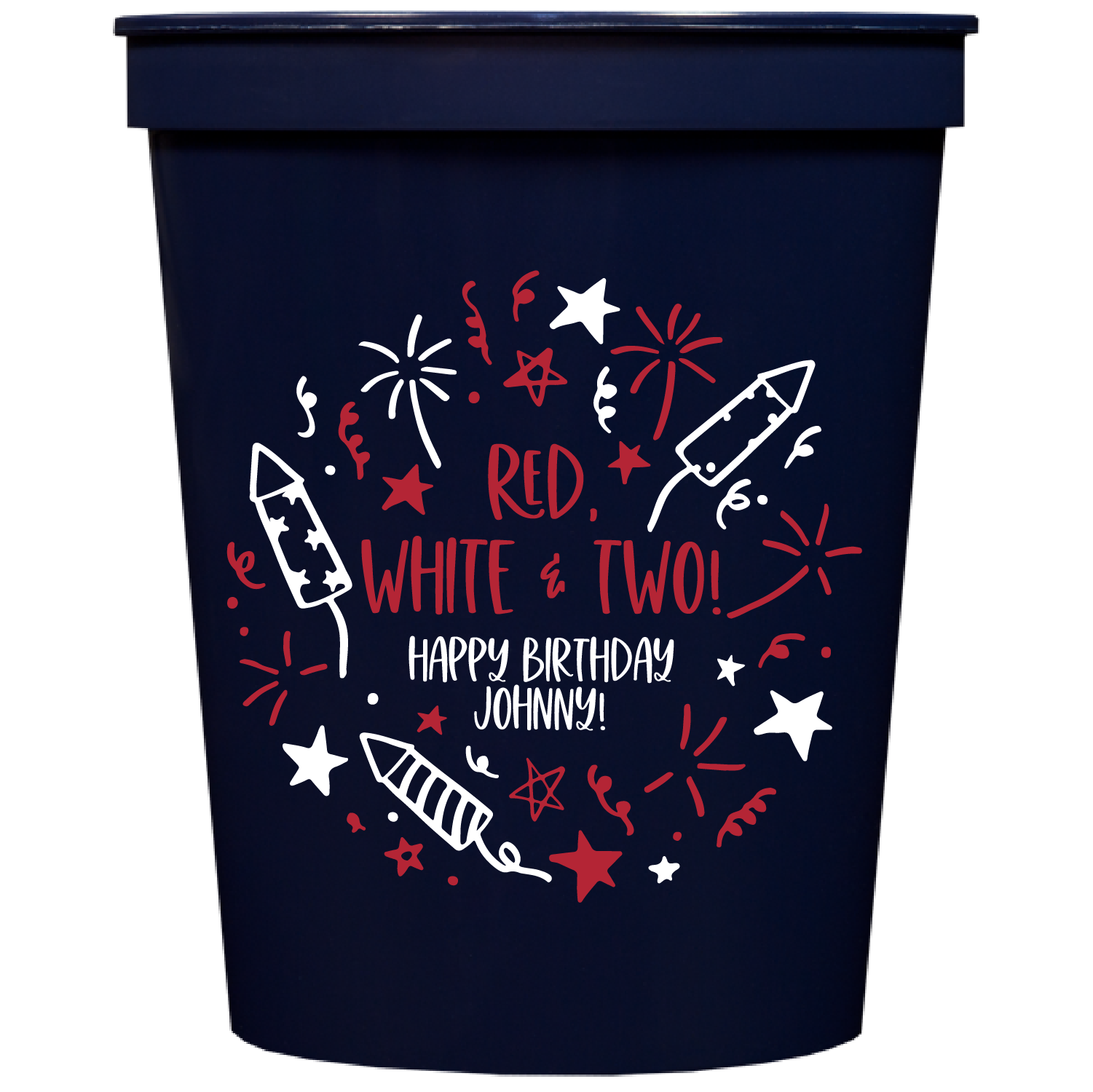 patriotic birthday | stadium cups