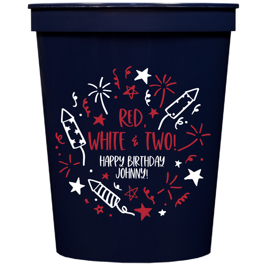 patriotic birthday | stadium cups