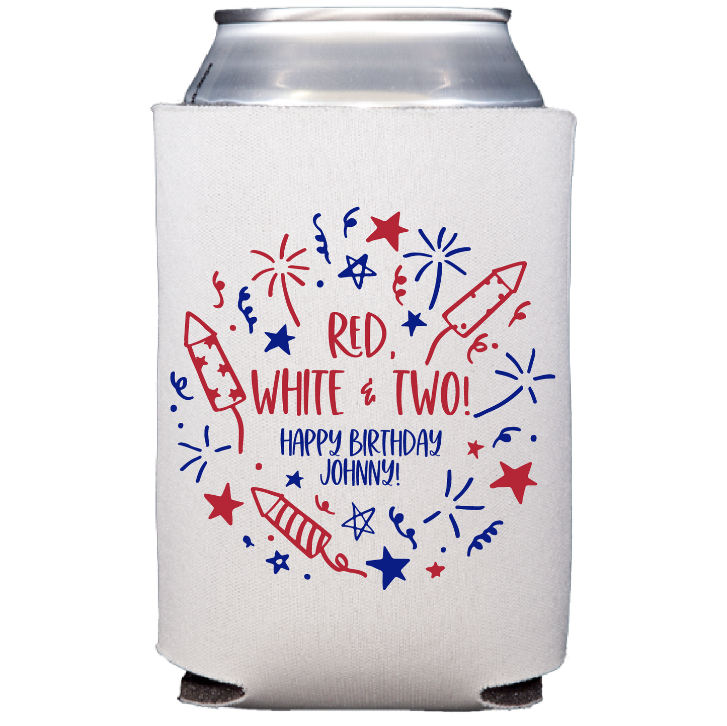 patriotic birthday | can cooler