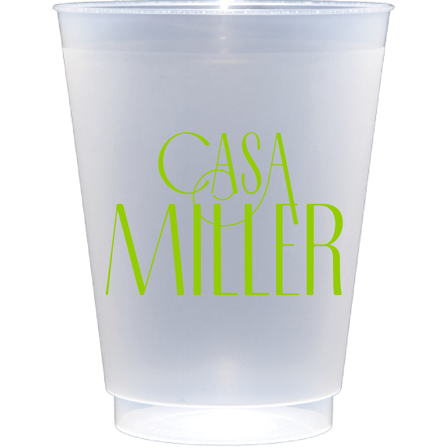 Personalized casa | Frosted Flex Cup