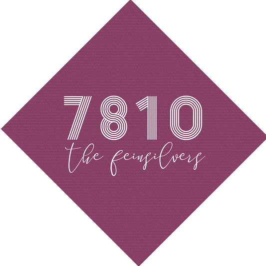 Custom Cocktail Napkin