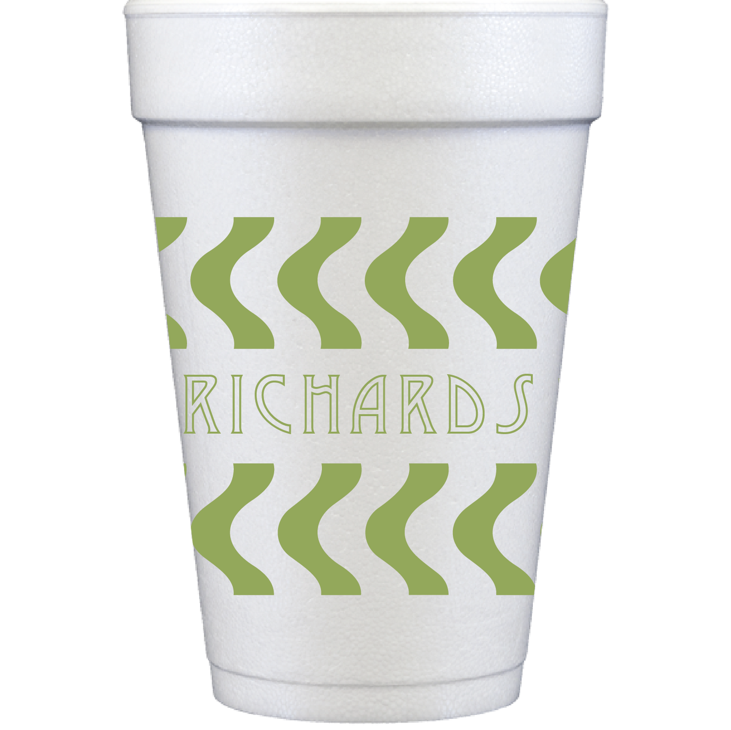 squiggles | styrofoam cups