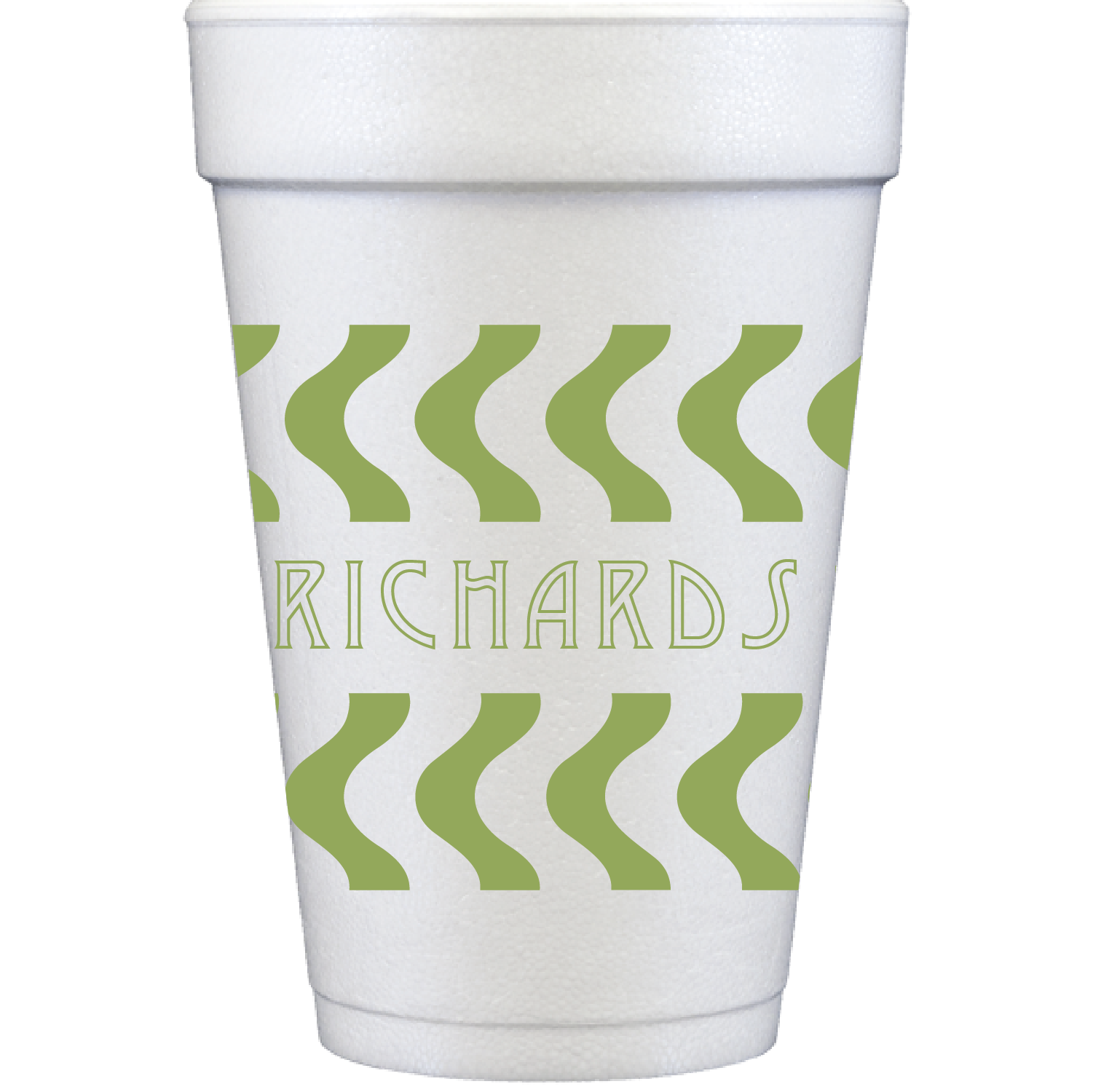 squiggles | styrofoam cups