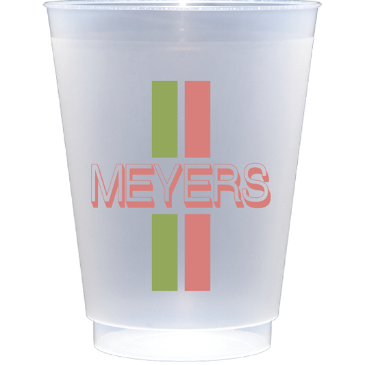 Personalized name stripe | Frosted Flex Cup