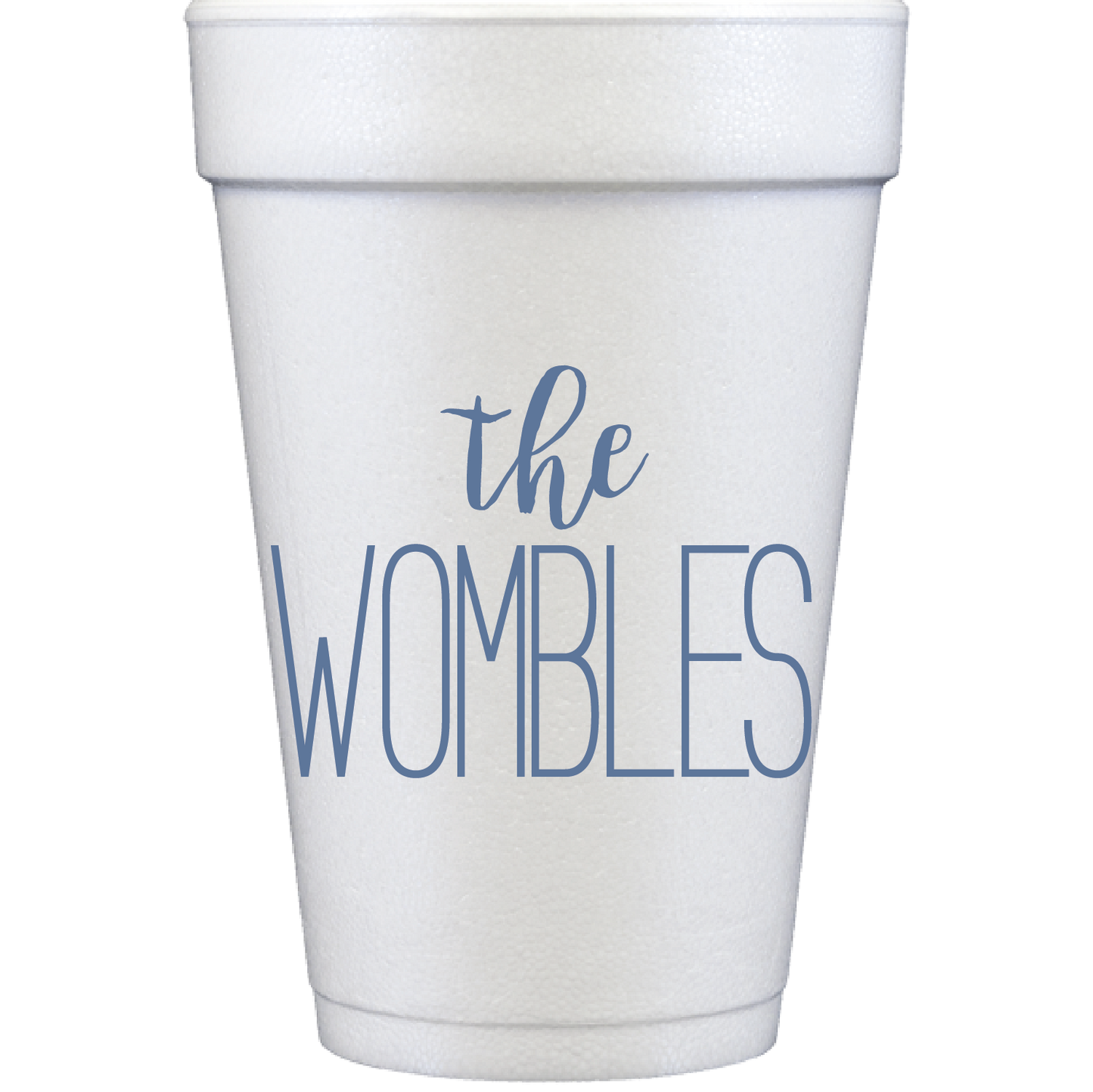 personalized name | styrofoam cup
