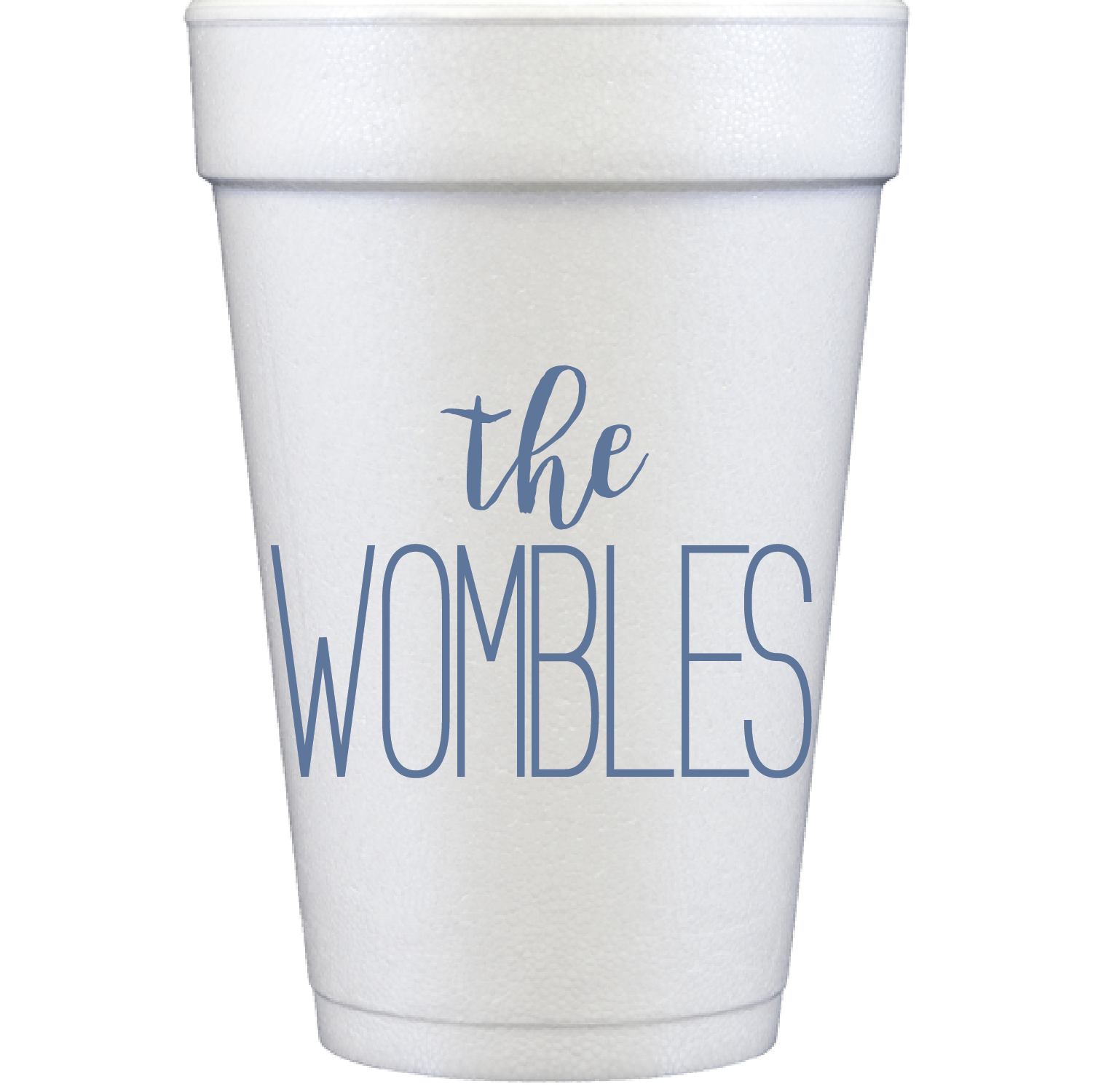 personalized name | styrofoam cup