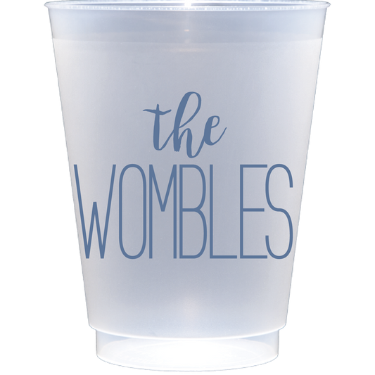 Personalized family name | Frosted Flex Cup