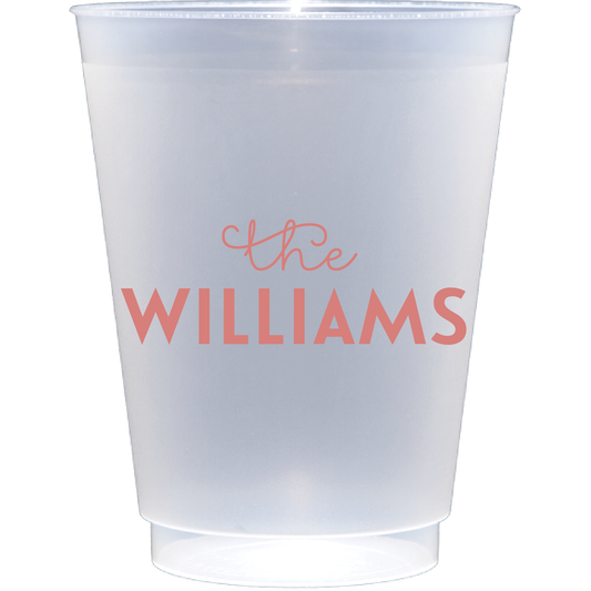 personalized family name | Frosted Flex Cup