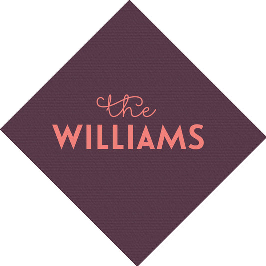 Custom Cocktail Napkin