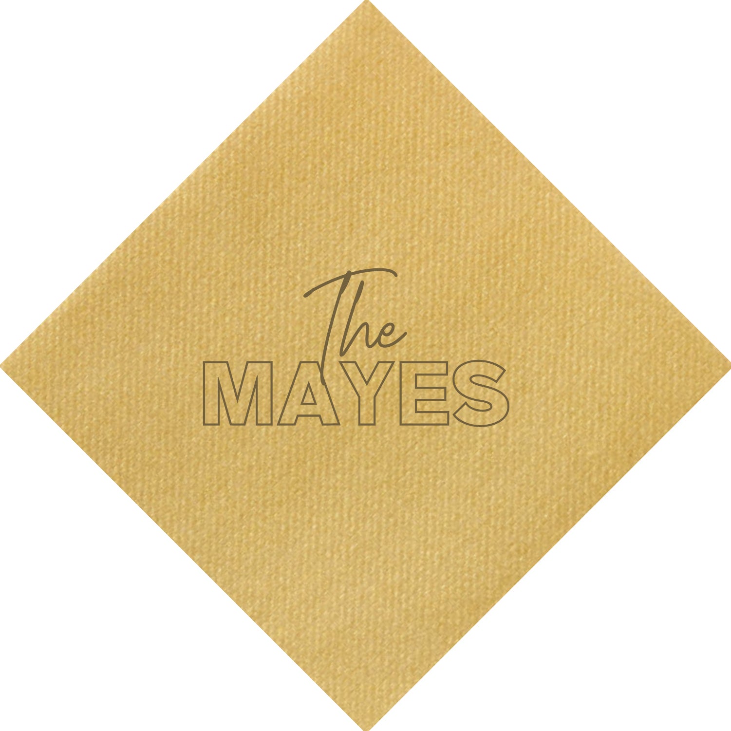 Custom Cocktail Napkin