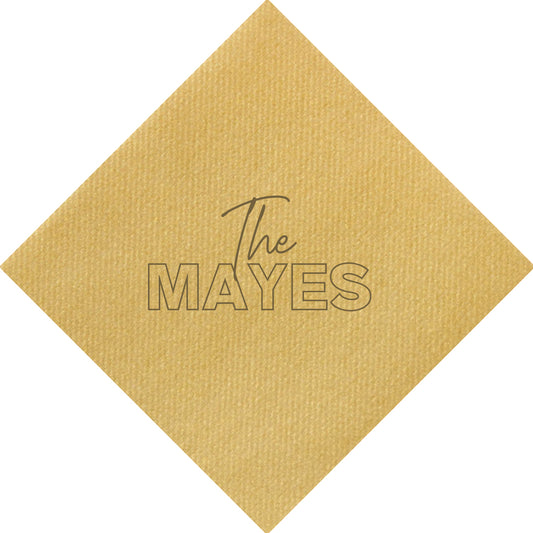 Custom Cocktail Napkin