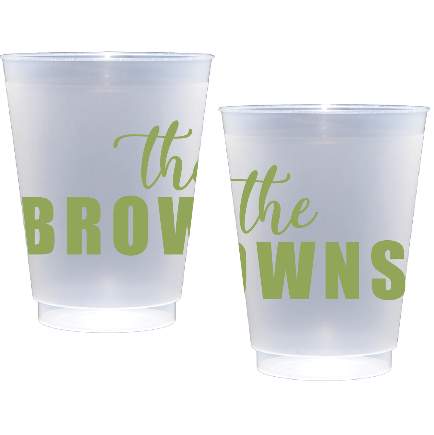 personalized family name | Frosted Flex Cup