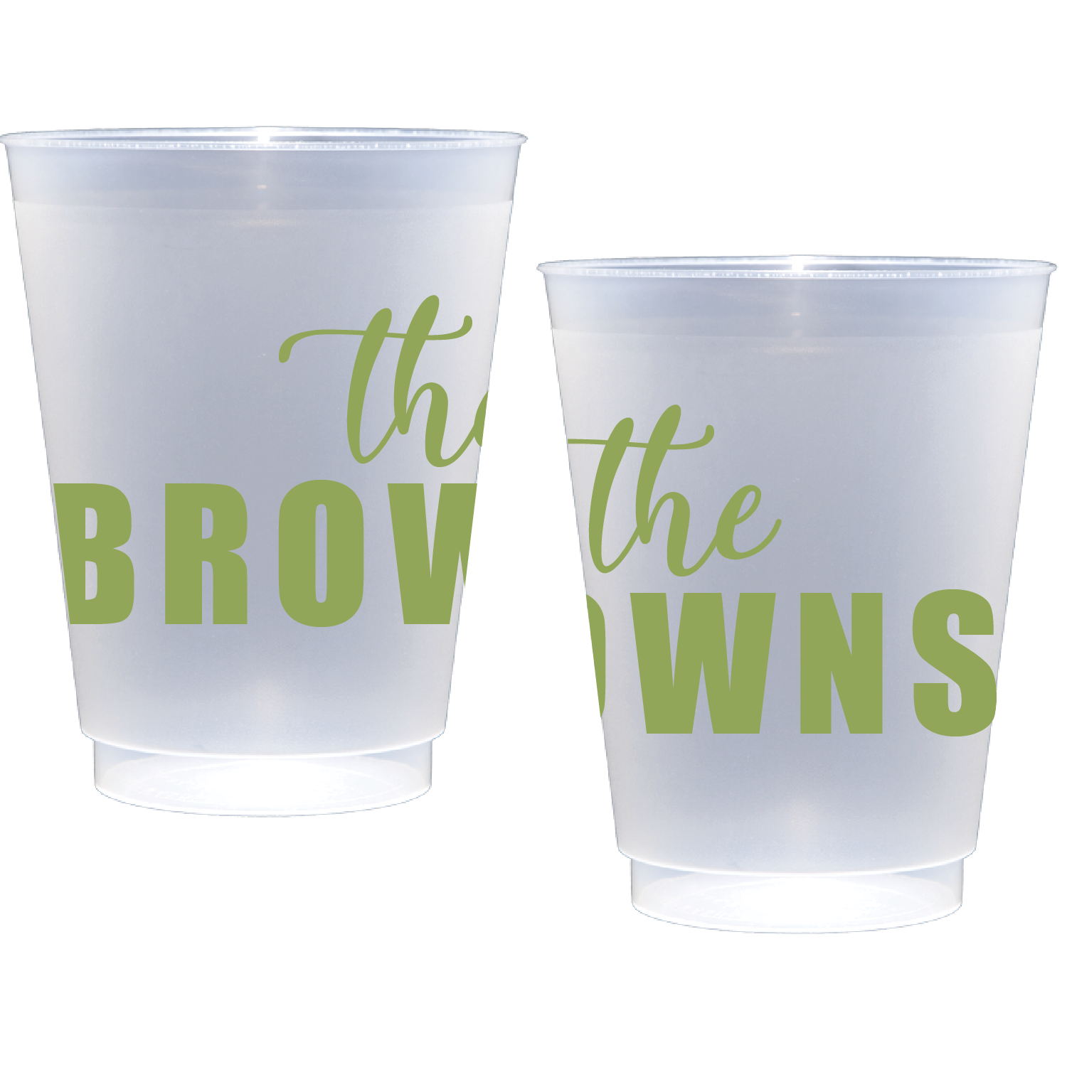 personalized family name | Frosted Flex Cup