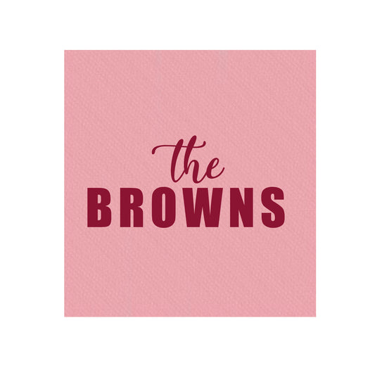 Custom Cocktail Napkin