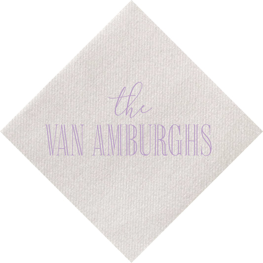 Custom Cocktail Napkin