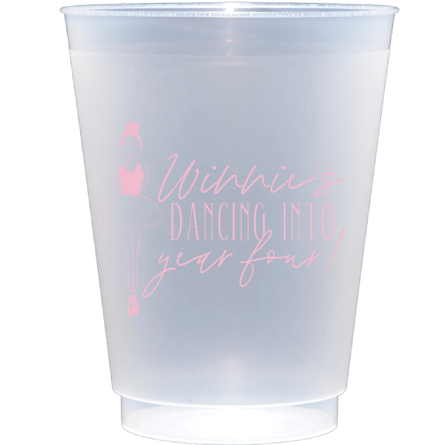Personalized tiny dancer | Frosted Flex Cup