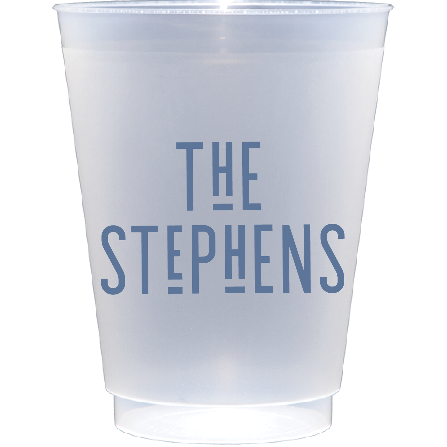 Personalized last name | Frosted Flex Cup