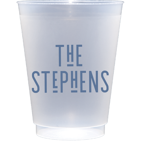 Personalized last name | Frosted Flex Cup