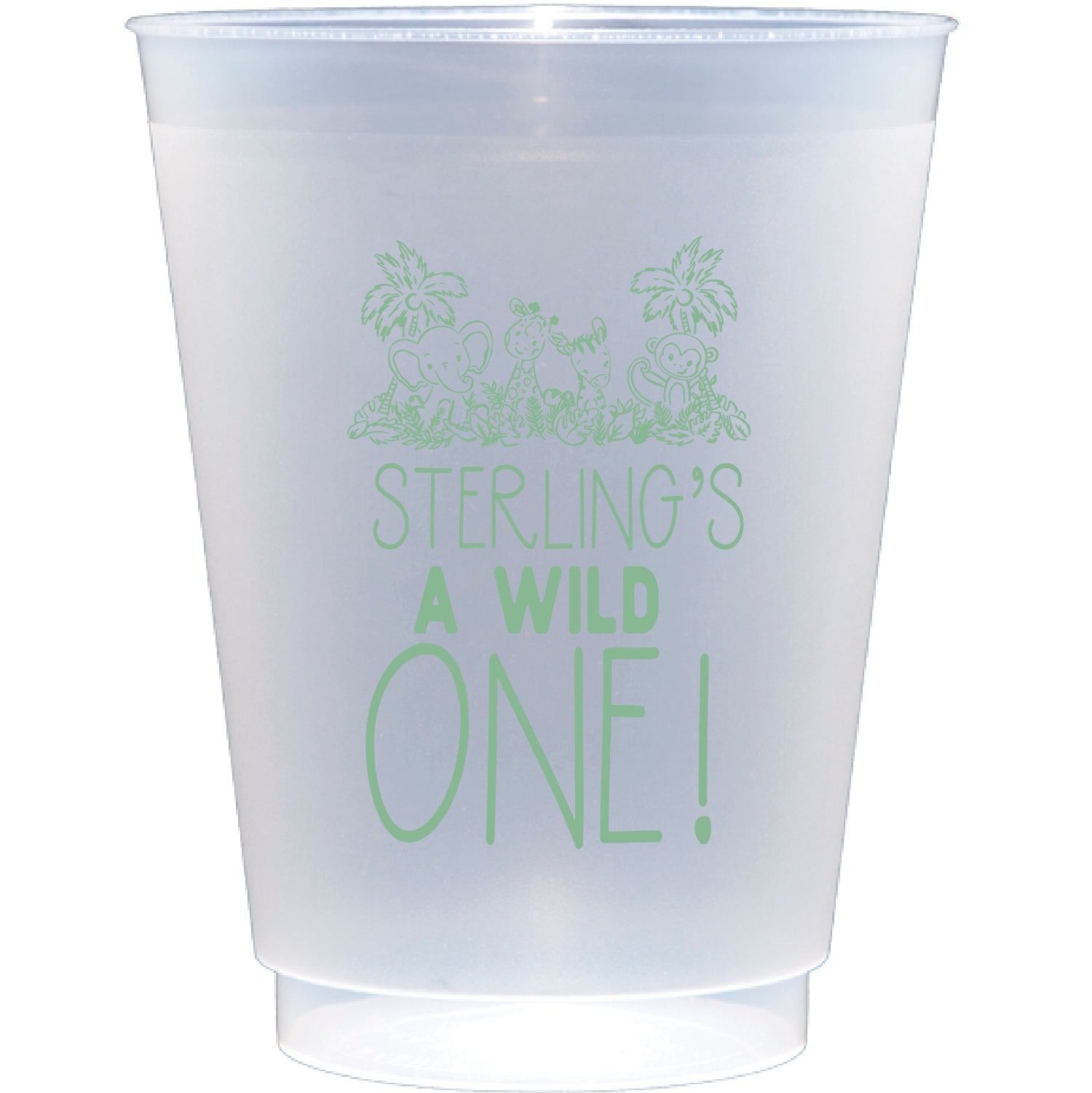 Personalized wild one | Frosted Flex Cup