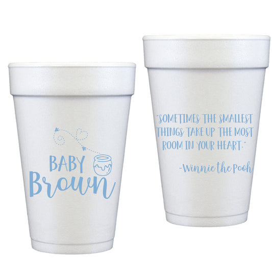 Personalized Winnie the Pooh | styrofoam cup