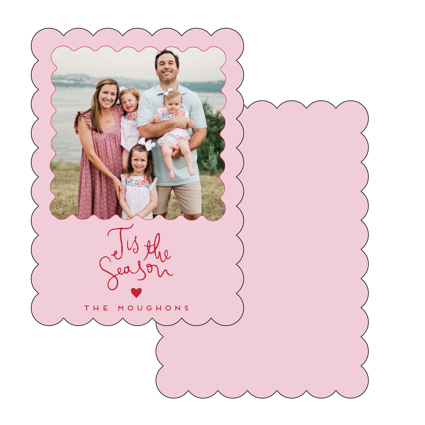 tis the season | holiday card | foil-stamped